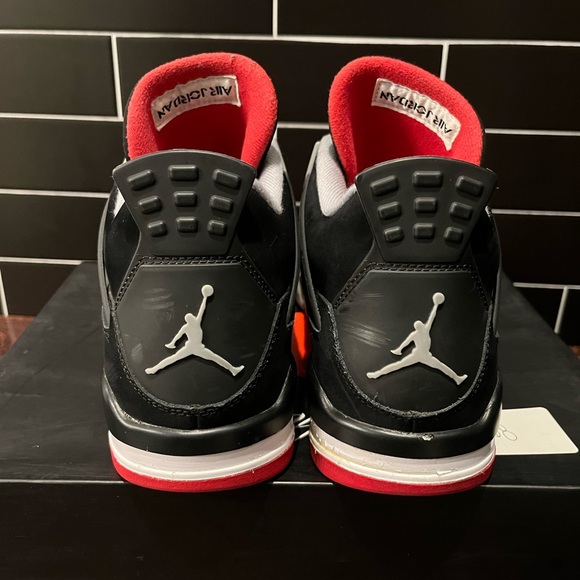 Air Jordan 4 Bred Size 12 With Box 2012 Release - Picture 10 of 11
